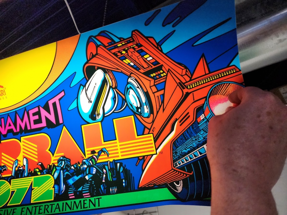 Cyberball 2072 Tournament Arcade Marquee